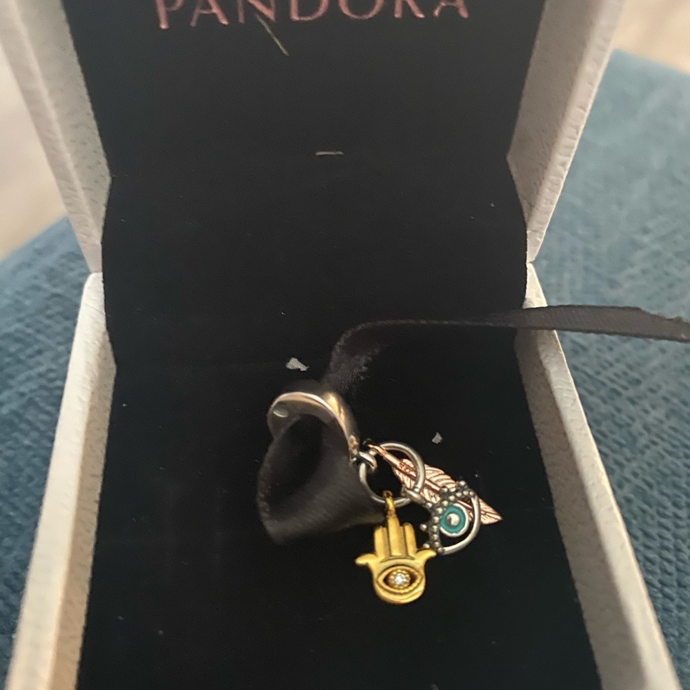 Hamsa Eye Charm